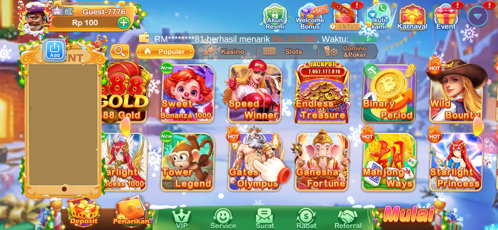 Daftar permainan slot populer di luckyrp dengan jackpot besar hingga miliaran rupiah!